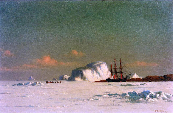  William Bradford In the Arctic - Canvas Art Print