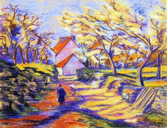  Armand Guillaumin In the Countryside - Canvas Art Print