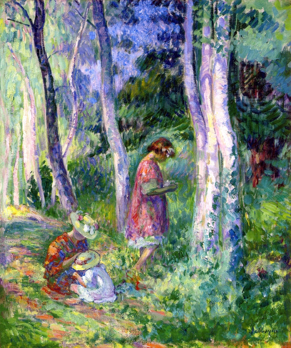  Henri Lebasque In the Forest, the Harvest - Canvas Art Print