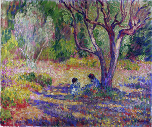  Henri Lebasque In the Garden - Canvas Art Print