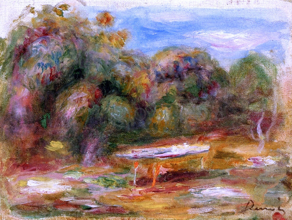  Pierre Auguste Renoir In the Garden at Collettes in Cagnes - Canvas Art Print