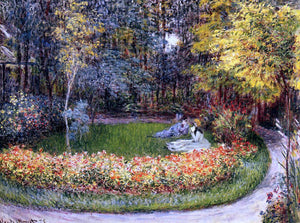  Claude Oscar Monet In the Garden - Canvas Art Print