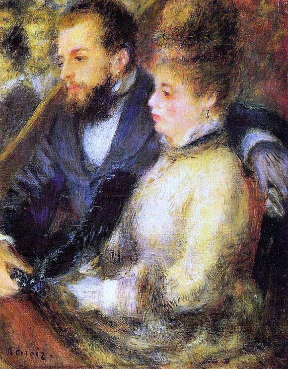  Pierre Auguste Renoir In the Loge - Canvas Art Print