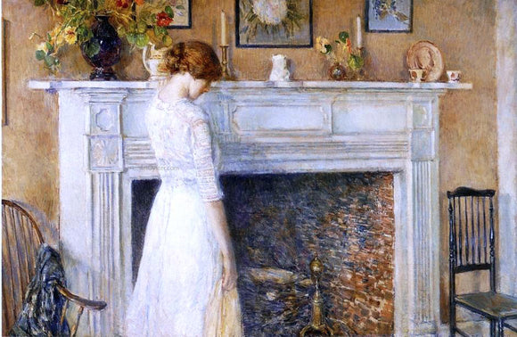  Frederick Childe Hassam In the Old House - Canvas Art Print