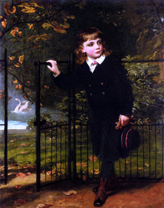  James Sant In The Park - Canvas Art Print