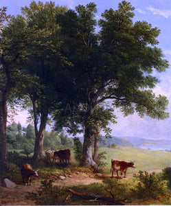  Asher Brown Durand In the Shade of the Old Oak Tree - Canvas Art Print