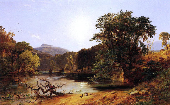  Jasper Francis Cropsey In the White Mountains - Canvas Art Print