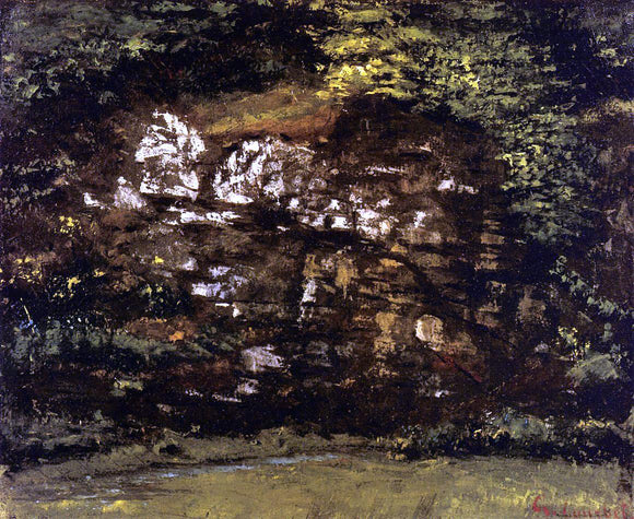  Gustave Courbet In the Woods - Canvas Art Print