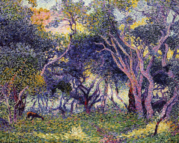  Henri Edmond Cross In the Woods - Canvas Art Print