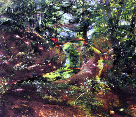  Lovis Corinth In the Woods near Bernried - Canvas Art Print
