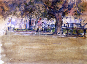  William Merritt Chase In Washington Park, Brooklyn, N.Y. - Canvas Art Print