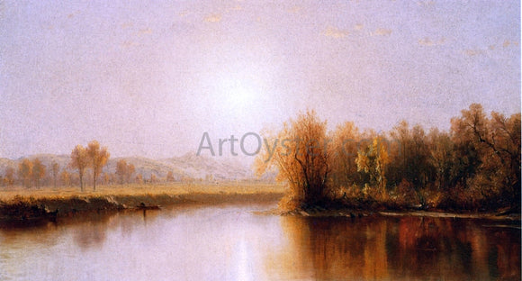  Sanford Robinson Gifford Indian Summer on Clawerack Creek - Canvas Art Print