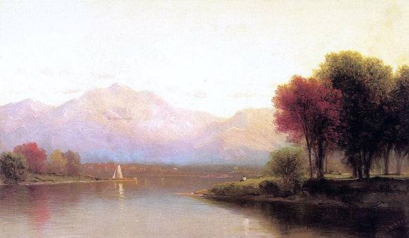  John Bunyan Bristol Inlet on Lake George - Canvas Art Print
