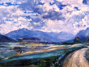  Lovis Corinth Inn Valley Landscape - Canvas Art Print