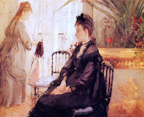  Berthe Morisot Interior - Canvas Art Print