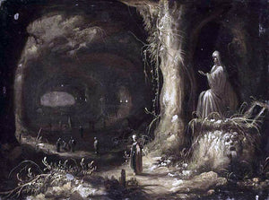  Rombout Van Troyen Interior of a Grotto - Canvas Art Print