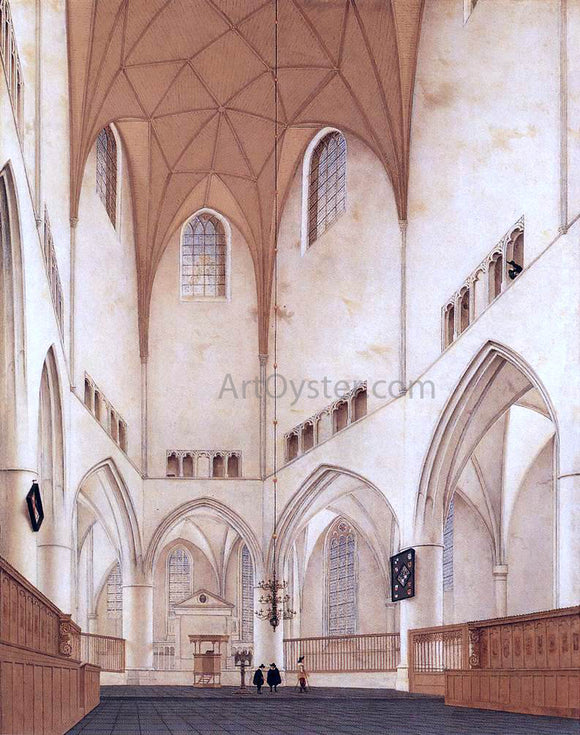  Pieter Jansz Saenredam Interior of the Choir of St Bavo at Haarlem - Canvas Art Print