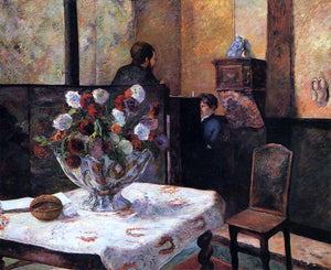  Paul Gauguin Interior of the Painter's House, rue Carcel - Canvas Art Print