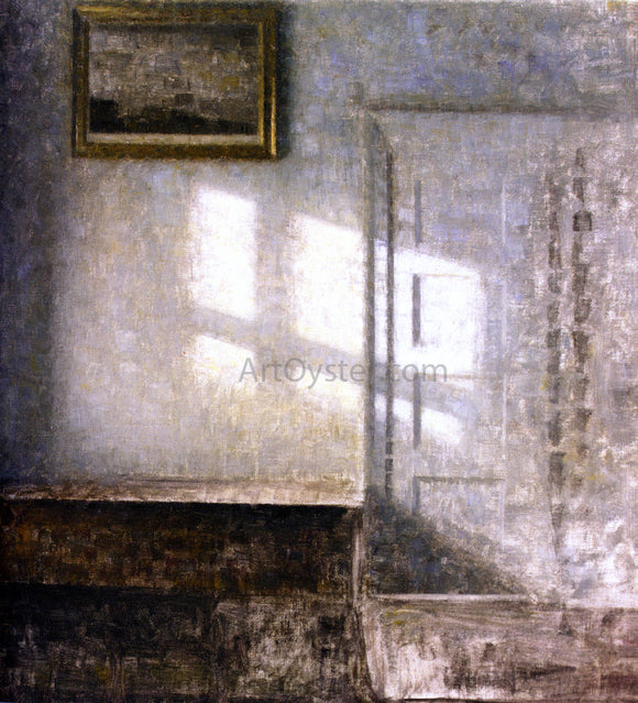  Vilhelm Hammershoi Interior, Strandgade - Canvas Art Print