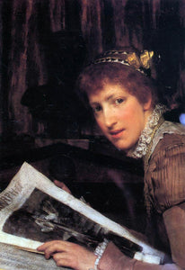  Sir Lawrence Alma-Tadema Interrupted - Canvas Art Print