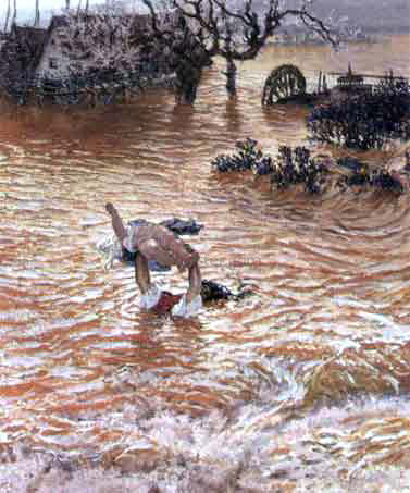  Antonio Munoz Degrain Inundacion - Canvas Art Print