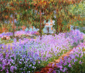  Claude Oscar Monet Irises in Monet's Garden - Canvas Art Print