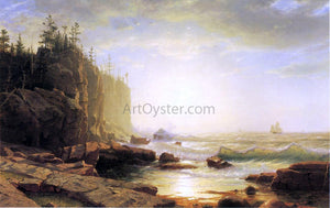  William Stanley Haseltine Iron-Bound, Coast of Maine - Canvas Art Print