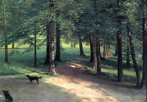  Albert Bierstadt Irvington Woods - Canvas Art Print