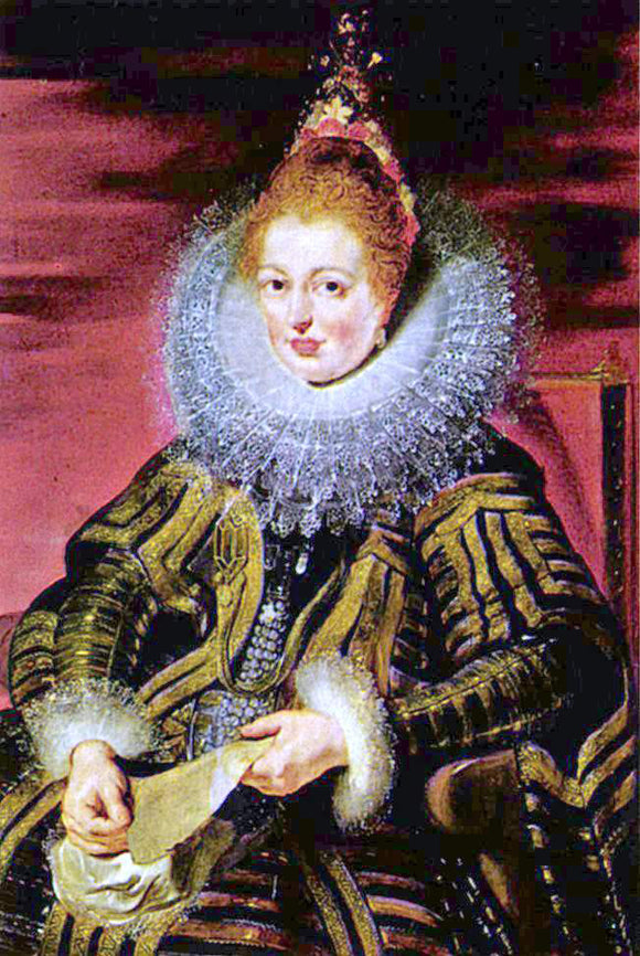  Peter Paul Rubens Isabella (1566-1633), Regent of the Low Countries - Canvas Art Print