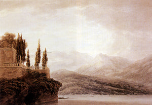  John Robert Cozens Isola Bella On Lago Maggiore - Canvas Art Print
