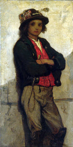  William Morris Hunt Italian Boy - Canvas Art Print