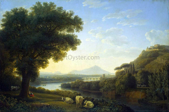  Jacob Philipp Hackert Italian Landscape - Canvas Art Print