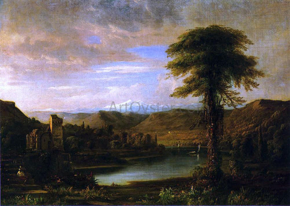  Robert Scott Duncanson Italianate Landscape - Canvas Art Print