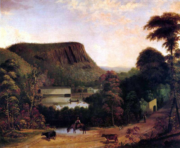  George Henry Durrie Ithiel Town's Bridge Near East Rock - Canvas Art Print