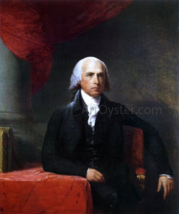 Gilbert Stuart James Madison - Canvas Art Print