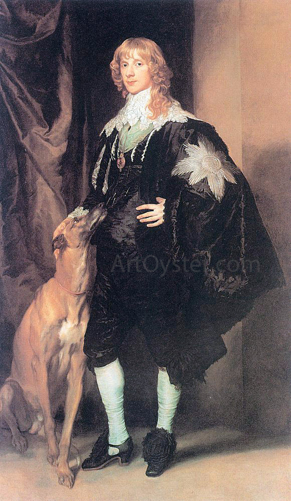  Sir Antony Van Dyck James Stuart, Duke of Lennox and Richmond - Canvas Art Print