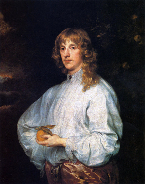  Sir Antony Van Dyck James Stuart, Duke of Richmond and Lennox With His Attributes - Canvas Art Print