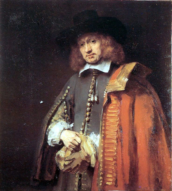  Rembrandt Van Rijn Jan Six - Canvas Art Print