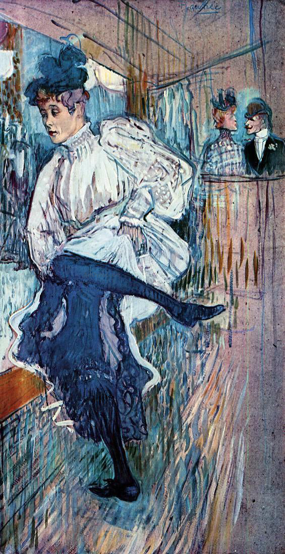  Henri De Toulouse-Lautrec Jane Avril Dancing - Canvas Art Print