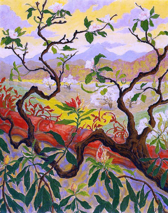  Paul Ranson Japanese Style Landscape - Canvas Art Print