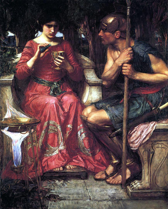  John William Waterhouse Jason and Medea - Canvas Art Print