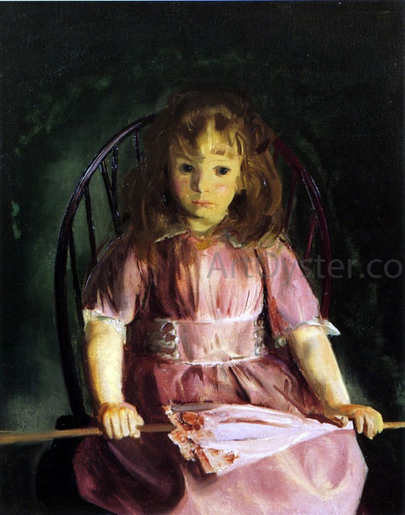  George Wesley Bellows Jean in a Pink Dress - Canvas Art Print