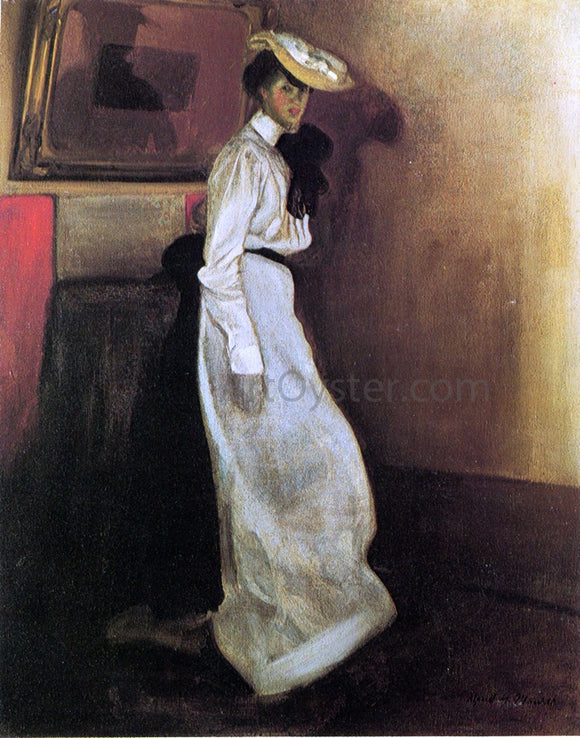  Alfred Henry Maurer Jeanne in Interior - Canvas Art Print