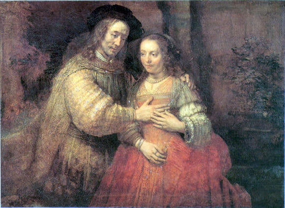  Rembrandt Van Rijn Jewish Bride - Canvas Art Print