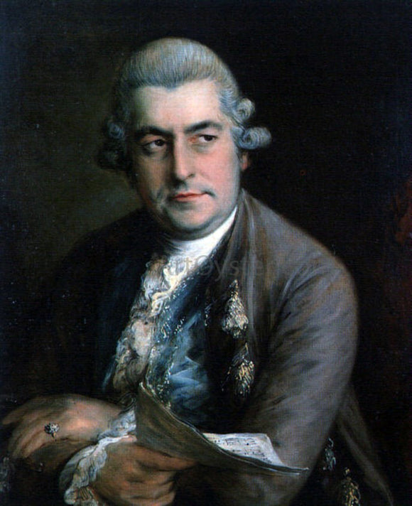 Thomas Gainsborough Johann Christian Bach - Canvas Art Print