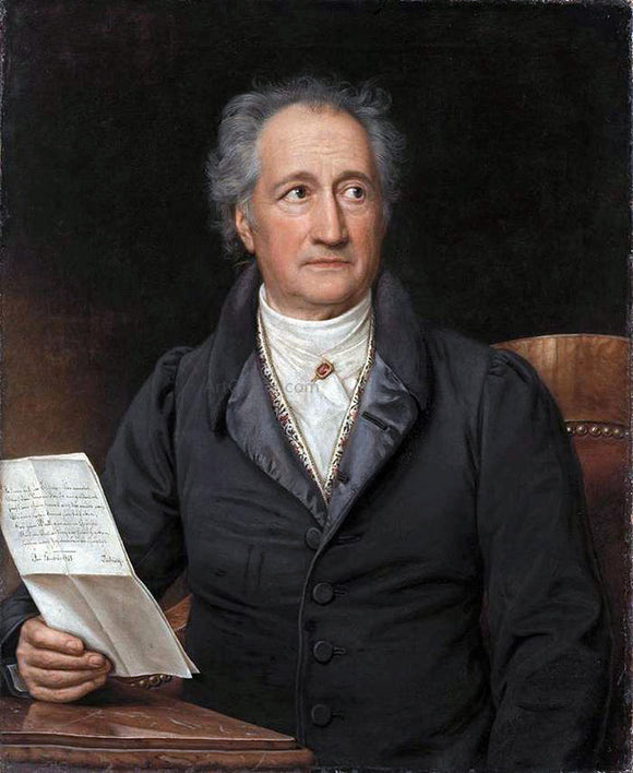  Joseph Karl Stieler Johann Wolfgang von Goethe - Canvas Art Print