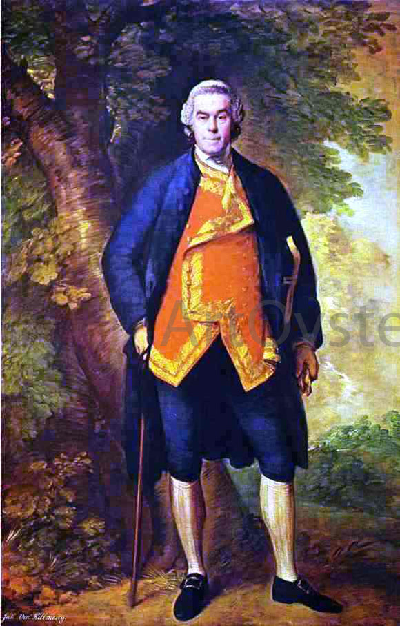  Thomas Gainsborough John, 10th Viscount Kilmorey - Canvas Art Print