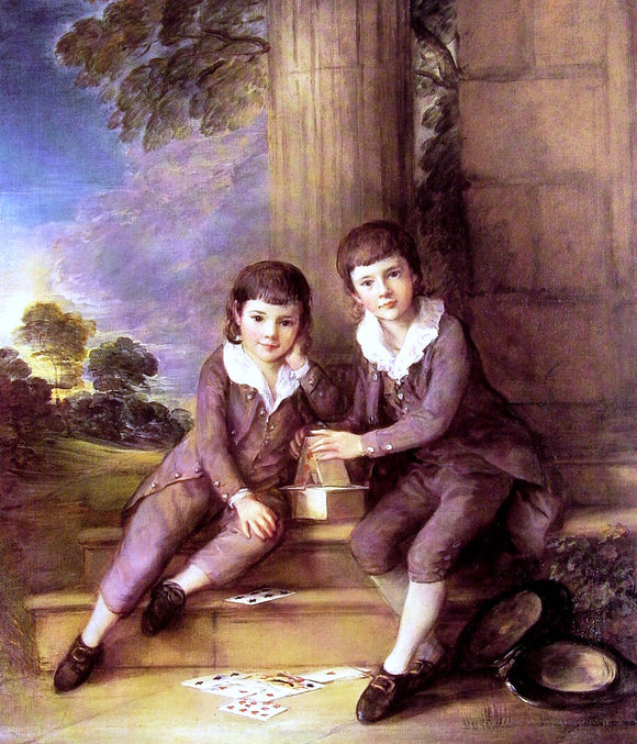  Thomas Gainsborough John and Henry Trueman Villebois - Canvas Art Print