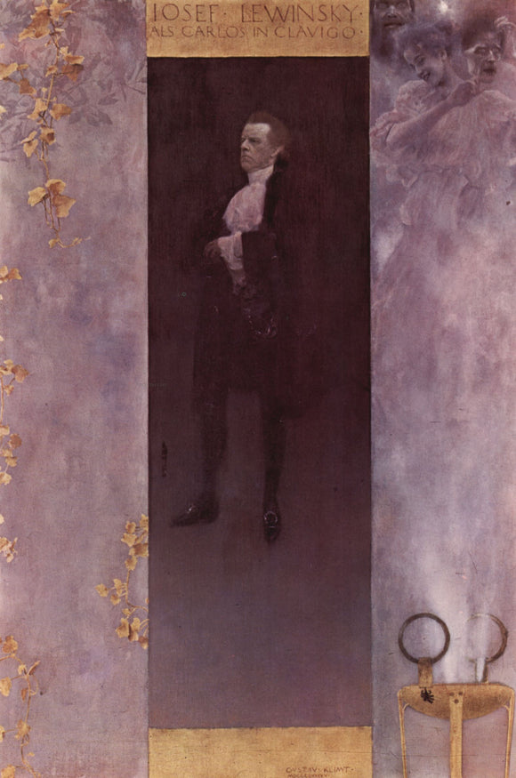  Gustav Klimt Josef Lewinksy - Canvas Art Print