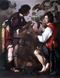  Bernardo Strozzi Joseph Telling his Dreams - Canvas Art Print